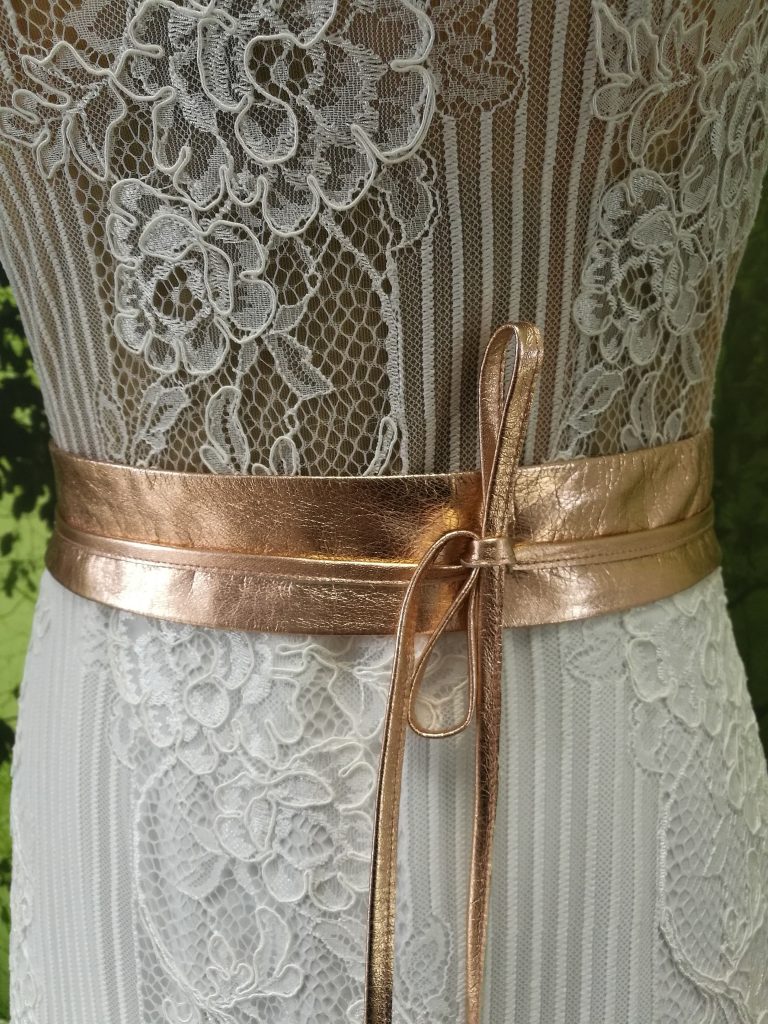 brautgürtel rosegold